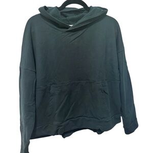 FLX Teal Cropped Hoodie Sweatshirt XL